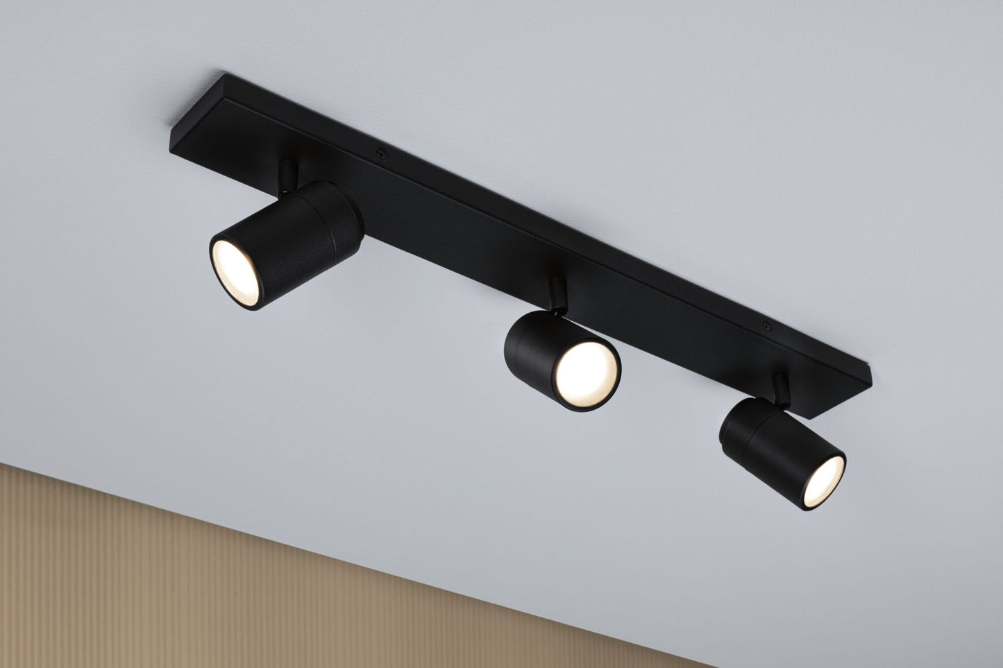 Paulmann Spotlight Zyli IP44 GU10   230V max. 3x10W dimmbar Schwarz matt