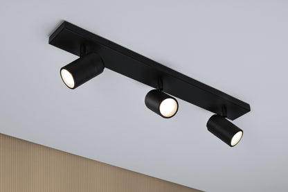 Paulmann Spotlight Zyli IP44 GU10   230V max. 3x10W dimmbar Schwarz matt