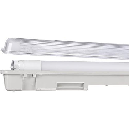 EGB Feuchtraum-Wannenleuchte IP65 m. LED-Röhre 24W