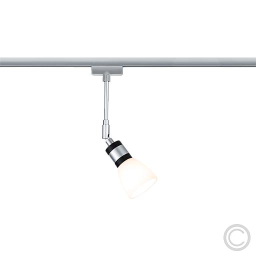 Paulmann URail System LED Spot Titurel II 1x2,2W G9 Chrom matt/Chrom 230V Met/Gls
