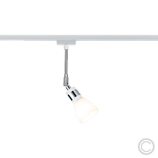 Paulmann URail System LED Spot Titurel II 1x2,2W G9 Weiß/Chrom 230V Met/Gls