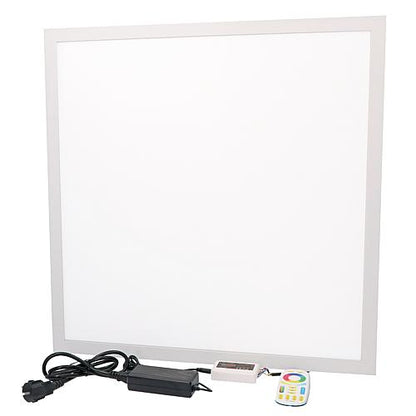 EGB LED Panel 36W 620x620mm RGB+CCT mit Funk-Fernbedienung