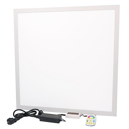 EGB LED Panel 36W 620x620mm RGB+CCT mit Funk-Fernbedienung