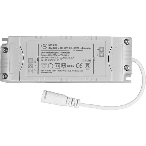 EGB dimmb. Vorschaltg. zu EGB-Panels 34/36W, 750mA (passend zu Art.-Nr. 675 195 - 675 220)