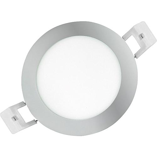 EGB LED Einbau-Panel, CCT-DIM, 3W, silber, rund