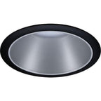 LED-Einbaustrahler 'Cole' schwarz/silber rund