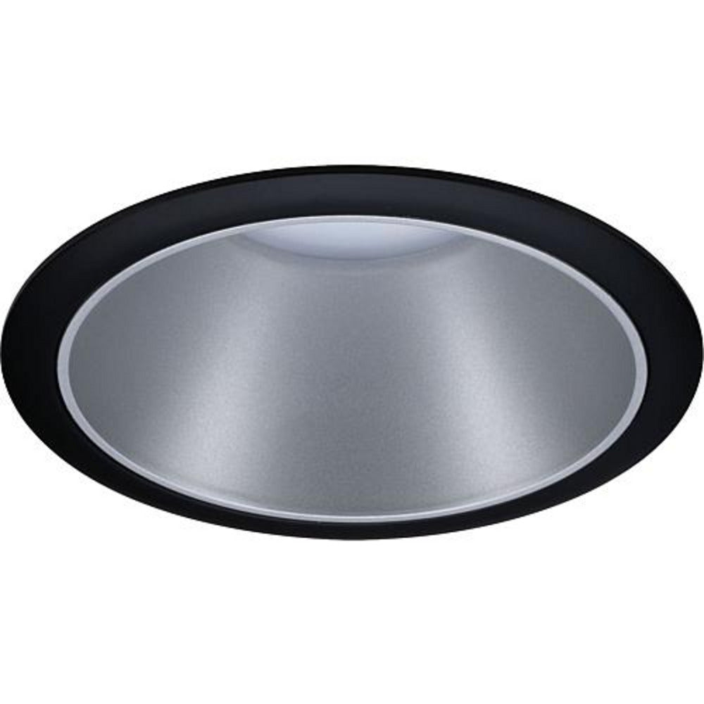 LED-Einbaustrahler 'Cole' schwarz/silber rund