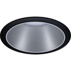 LED-Einbaustrahler 'Cole' schwarz/silber rund