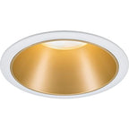 LED-Einbaustrahler 'Cole' weiß/gold rund 93396