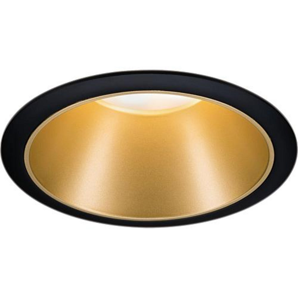 LED-Einbaustrahler 'Cole' schwarz/gold rund 93395