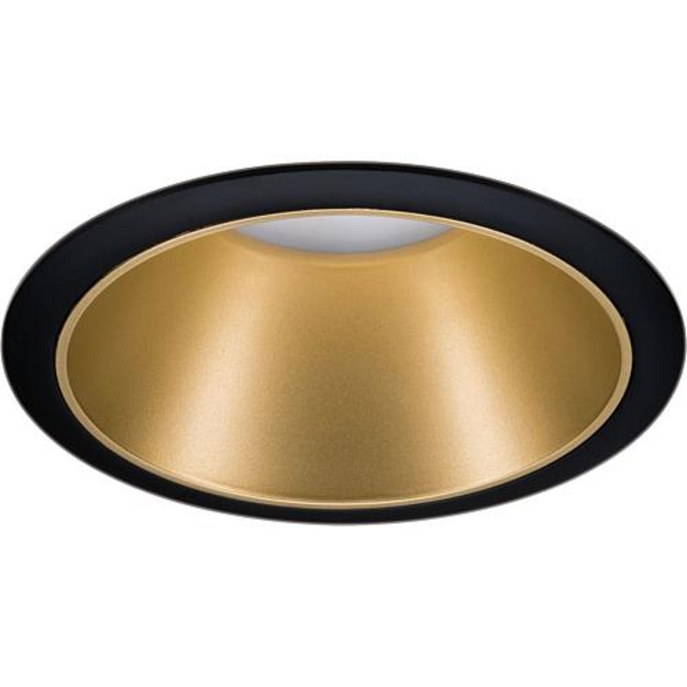 LED-Einbaustrahler 'Cole' schwarz/gold rund 93395