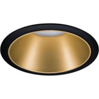 LED-Einbaustrahler 'Cole' schwarz/gold rund 93395
