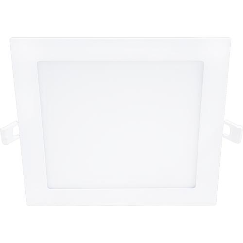 EGB LED Panel 18W quadratisch, weiß 1350lm 3000K (Lieferung ohne Netzgerät - optional wählbar)