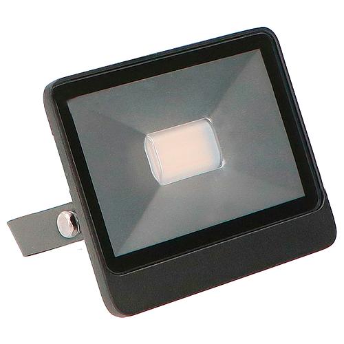 EGB LED Strahler PROaura sw, IP65 10W 800lm 3000K IK05