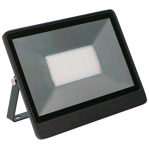EGB LED Strahler PROaura sw, IP65 30W 2400lm 3000K IK05