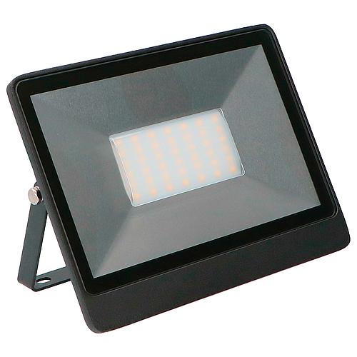 EGB LED Strahler PROaura sw, IP65 30W 2700lm 5000K IK05
