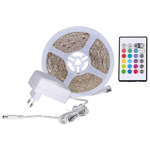 EGB LED RGB Stripe-Set 24W mit Mini-Steuerbox
