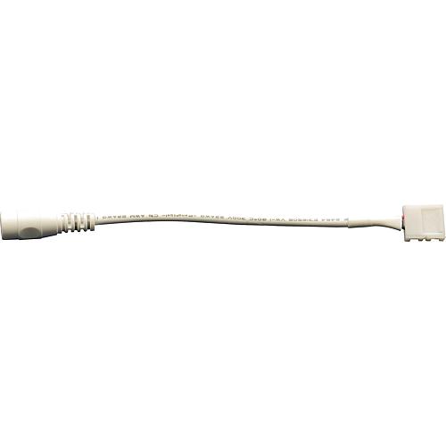 EGB Einspeise-Zuleitung für LED-Stripes 10mm, weiß