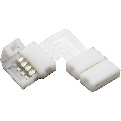 EGB Clip-Eck-Verbinder für RGB-Stripes 10mm (4-polig)