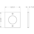Deko-Light Fine I 3W silberfarben matt