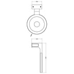 Deko-Light Spiegel Rund II 4,5W silberfarben Chrom