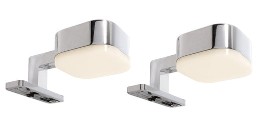 Deko-Light Cursa 2er Set 8,8W Silber Chrom
