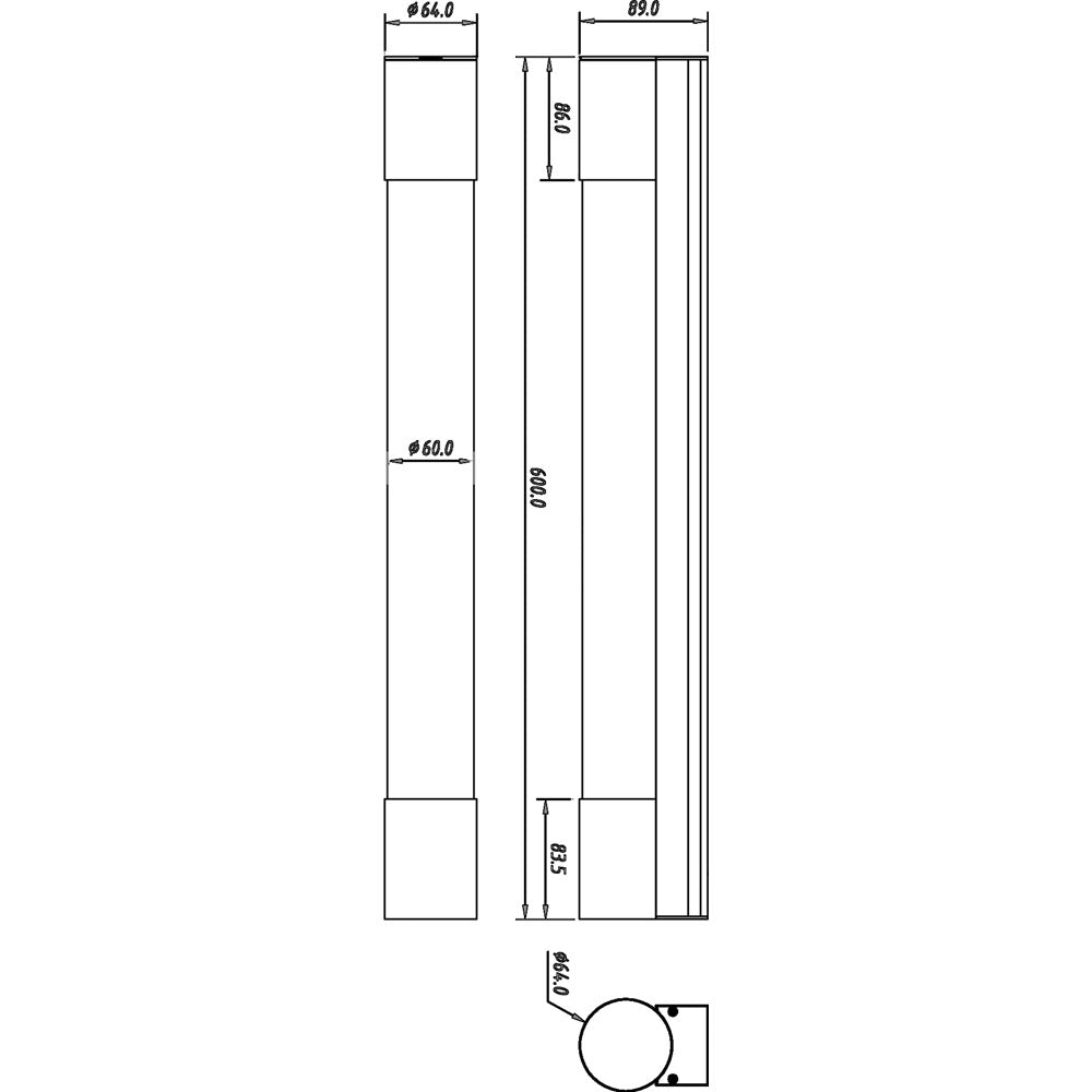 Deko-Light Aquarii 600  inkl. Steckdose 8,4W silberfarben Chrom