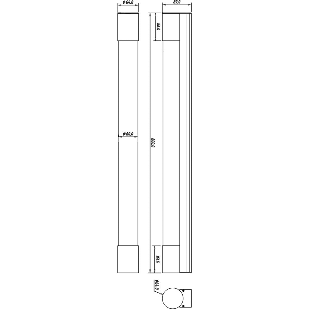 Deko-Light Aquarii 800  inkl. Steckdose 11,2W silberfarben Chrom