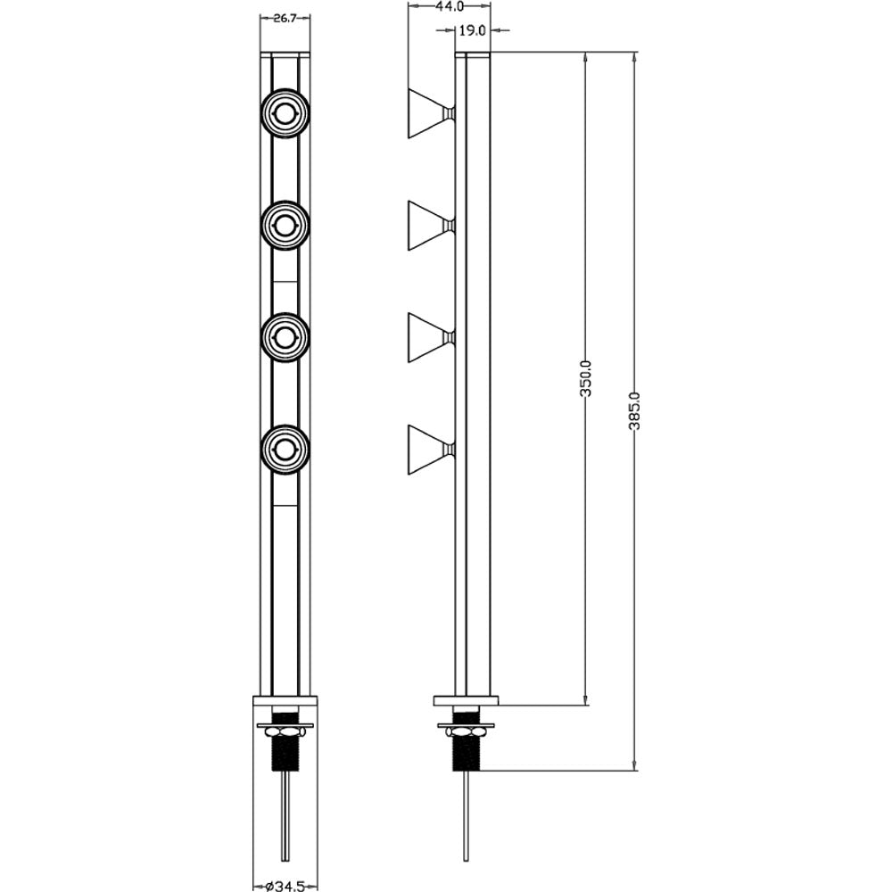 Deko-Light Karva IV 4,8W schwarz
