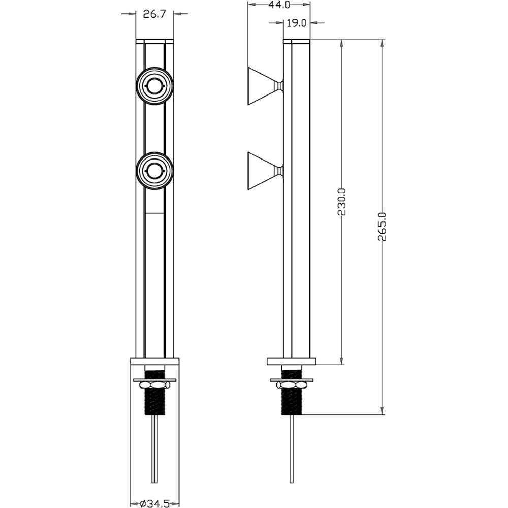 Deko-Light Karva II 2,4W schwarz