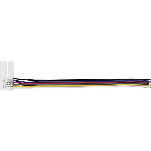 EGB Clip-Flex-Einspeisung für RGB+CCT-Stripes 12mm