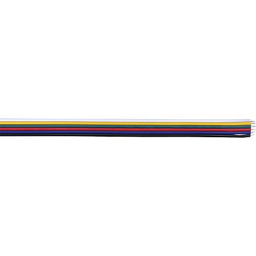 EGB Flachbandkabel 6pol. für RGB+CCT-Strips, L1m