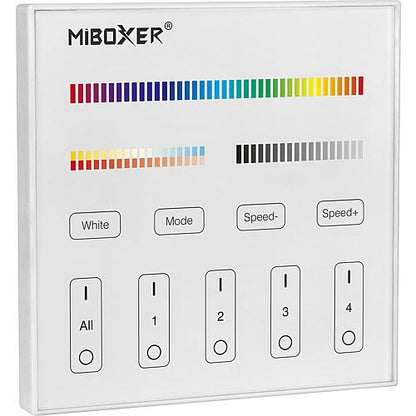 Funkdimmer-Einbau-Wandpanel RGB+CCT, 4-Kanal