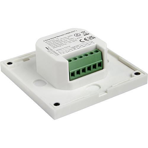 Funkdimmer-Einbau-Wandpanel RGB+CCT, 4-Kanal