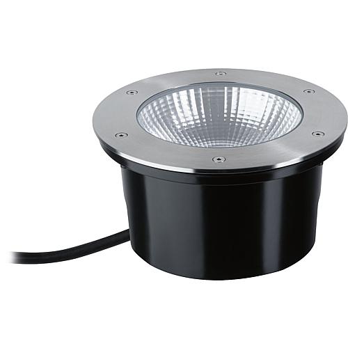 LED-Bodeneinbaustrahler IP67, 12,5W 3000K, edelst.