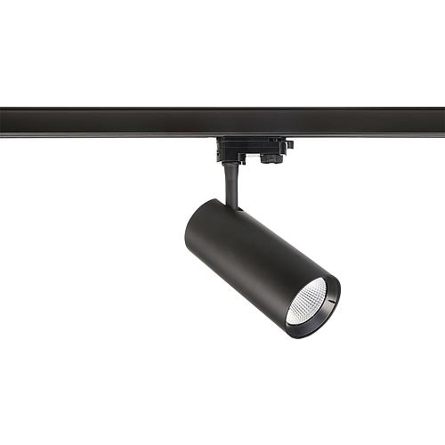3-Phasen-LED-Strahler 40°, 20W 3000K, schwarz