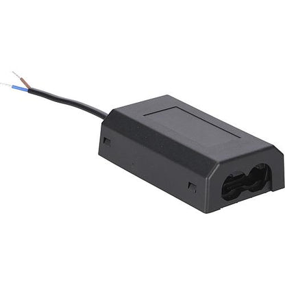 Anschlussbox für Netzgeräte, schwarz