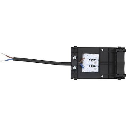 Anschlussbox für Netzgeräte, schwarz
