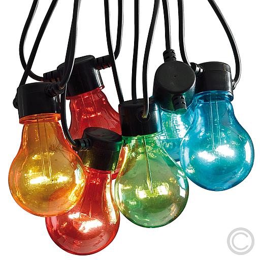 LED Biergartenkette 10 bu.Birn. 2378-500