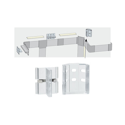 Paulmann Function Duo Profil Clix 2er Pack Transparent Kunststoff
