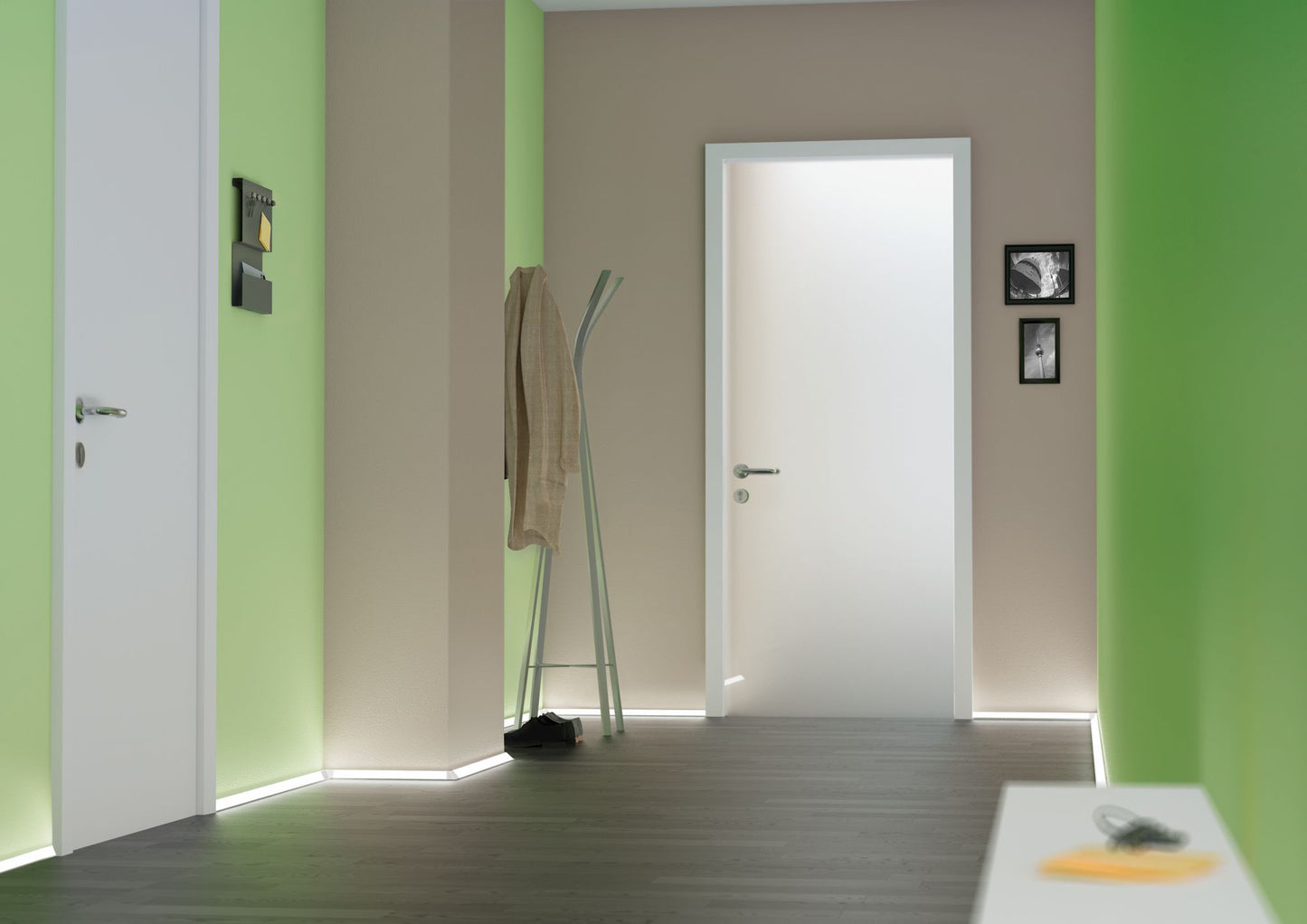 Paulmann Function Delta Profil mit Diffusor 100cm Alu eloxiert/Satin Alu/Kunststoff