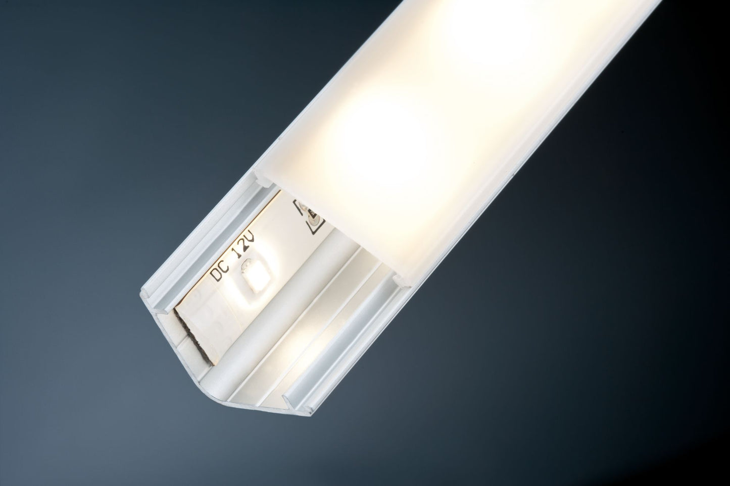 Paulmann Function Delta Profil mit Diffusor 100cm Alu eloxiert/Satin Alu/Kunststoff