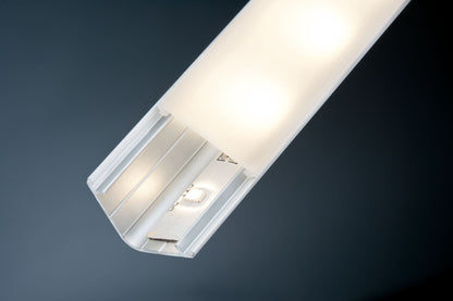 Paulmann Function Delta Profil mit Diffusor 100cm Alu eloxiert/Satin Alu/Kunststoff