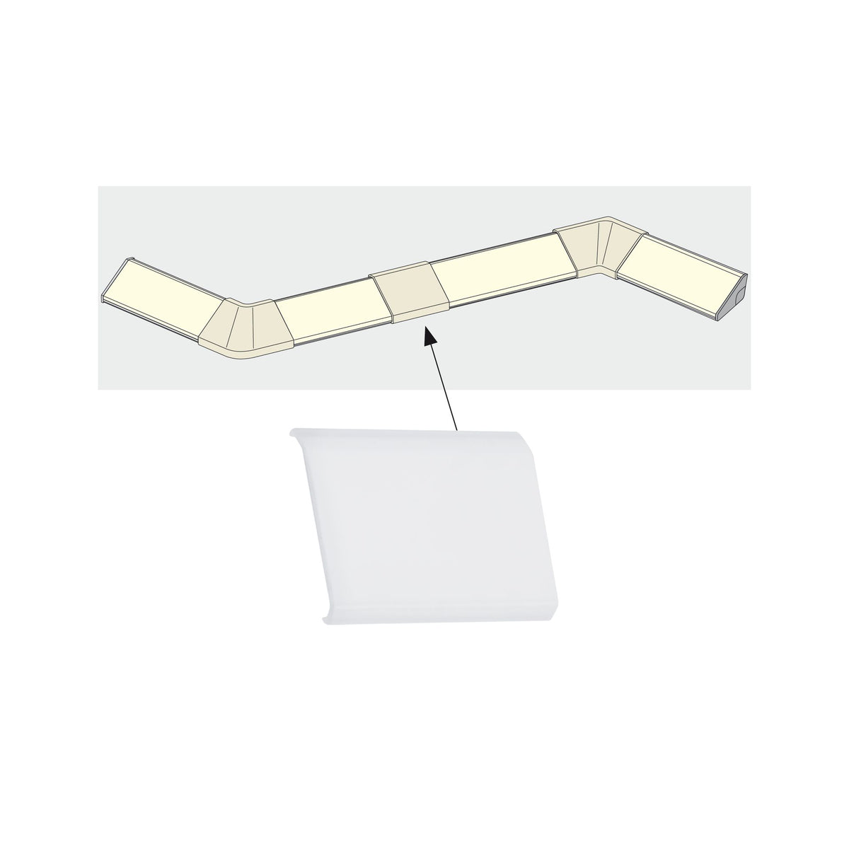 Paulmann Function Delta Profil Cover 4er Pack Satin Kunststoff