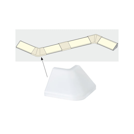Paulmann Function Delta Profil Outside Corner 2er Pack Satin Kunststoff