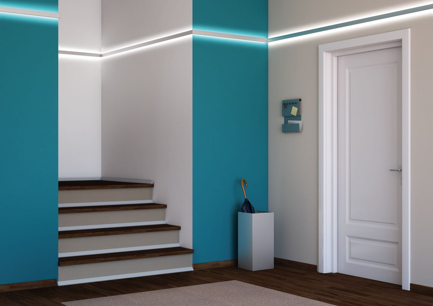 Paulmann Function Duo Profil 200cm Alu eloxiert Aluminium
