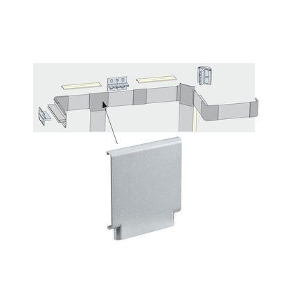 Paulmann Function Duo Profil T-Cover 2er Pack Alu matt Kunststoff