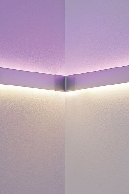 Paulmann Function Duo Profil Inside Corner 2er Pack Alu matt Kunststoff