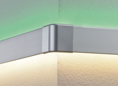 Paulmann Function Duo Profil Outside Corner 2er Pack Alu matt Kunststoff