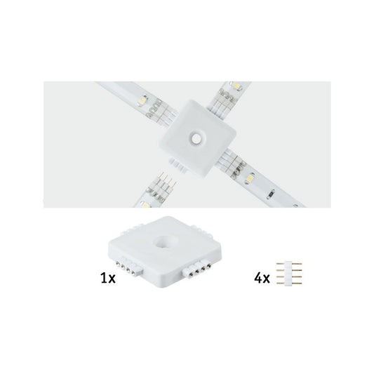 Paulmann Function YourLED X-Connector Weiß Kunststoff